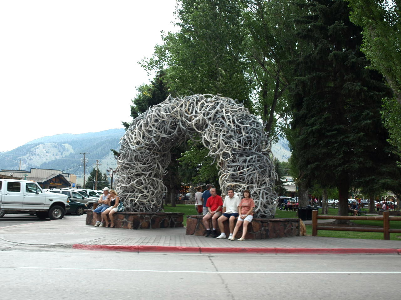 Jackson Hole Town Square subject photograph representing the camera location or featured view in Jackson, Wyoming.