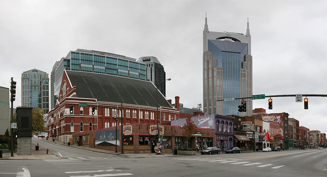 Nashville Broadway subject photograph representing the camera location or featured view in Nashville, Tennessee.