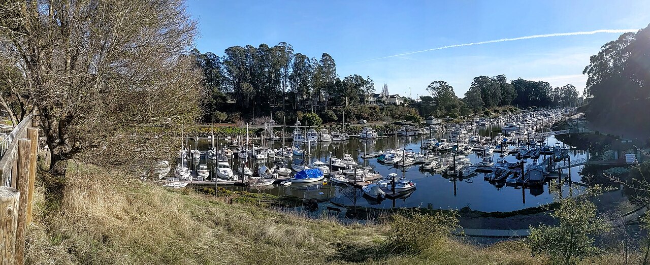 Santa Cruz Harbor Entrance subject photograph representing the camera location or featured view in Santa Cruz, California.