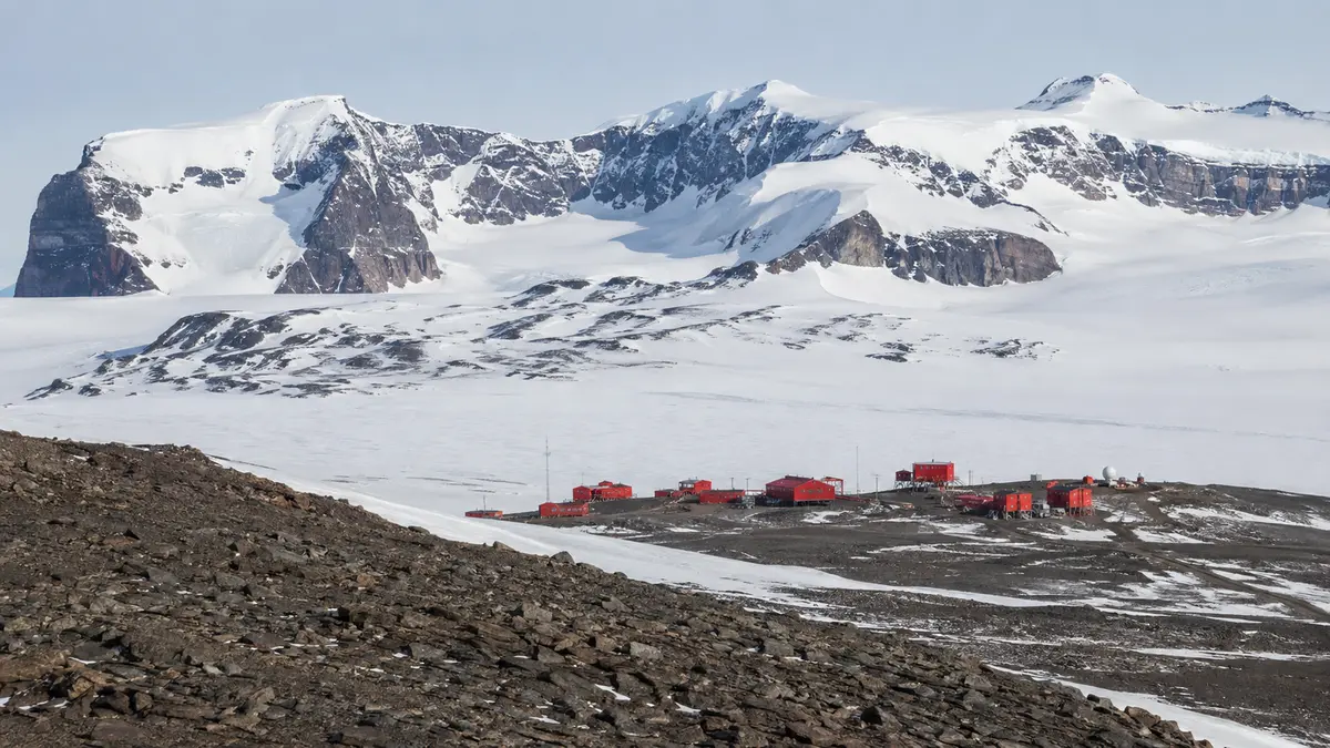Representative subject image for Troll Station Webcam in Queen Maud Land, Antarctica.